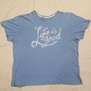 Life Is Good Women's Sky Blue Tee